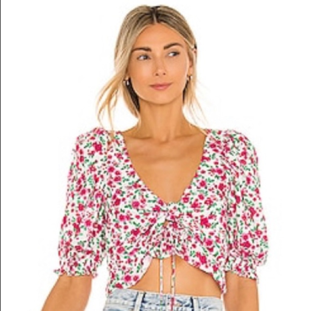 For Love And Lemons Petal Blouse